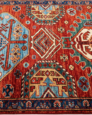 Traditional Serapi Orange Wool Runner 2' 9" x 14' 8" - Solo Rugs