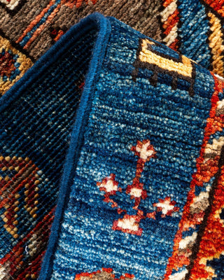 Traditional Serapi Blue Wool Runner 2' 8" x 16' 2" - Solo Rugs