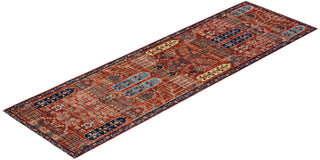 Traditional Serapi Orange Wool Runner 2' 8" x 10' 1" - Solo Rugs