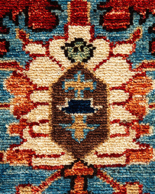Traditional Serapi Orange Wool Runner 2' 7" x 8' 0" - Solo Rugs