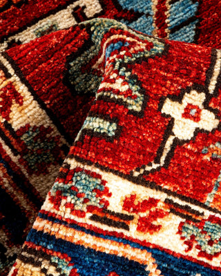 Traditional Serapi Orange Wool Runner 2' 7" x 8' 0" - Solo Rugs