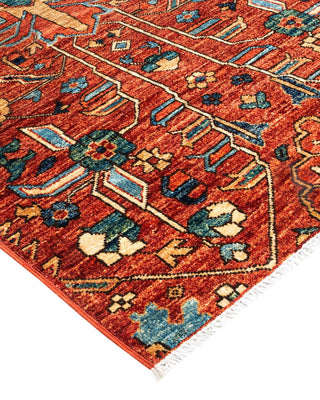 Traditional Serapi Orange Wool Runner 2' 8" x 9' 9" - Solo Rugs