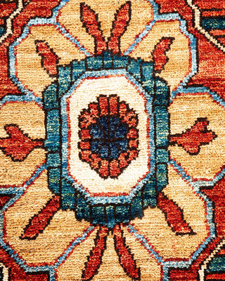 Traditional Serapi Orange Wool Runner 2' 8" x 9' 9" - Solo Rugs