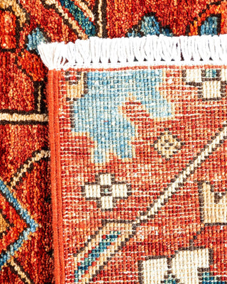 Traditional Serapi Orange Wool Runner 2' 8" x 9' 9" - Solo Rugs