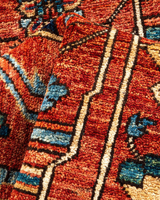Traditional Serapi Orange Wool Runner 2' 8" x 9' 9" - Solo Rugs