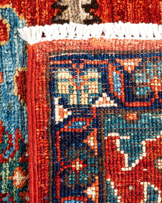 Traditional Serapi Orange Wool Runner 2' 8" x 14' 3" - Solo Rugs