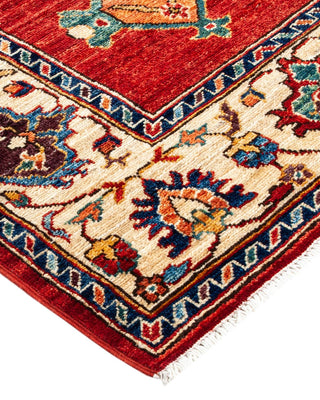 Traditional Serapi Blue Wool Runner 2' 10" x 14' 0" - Solo Rugs