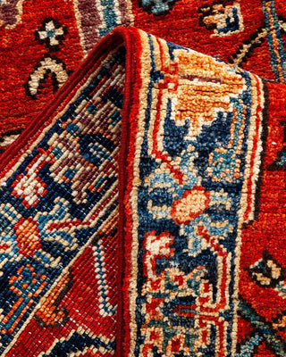 Traditional Serapi Orange Wool Runner 2' 7" x 9' 4" - Solo Rugs
