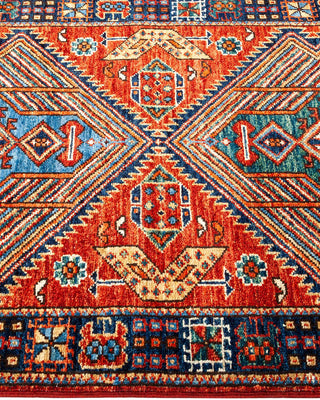 Traditional Serapi Orange Wool Runner 2' 6" x 7' 7" - Solo Rugs