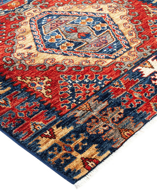 Traditional Serapi Orange Wool Runner 3' 2" x 14' 2" - Solo Rugs