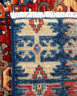Traditional Serapi Orange Wool Runner 3' 2" x 14' 2" - Solo Rugs