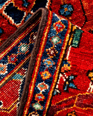 Traditional Serapi Orange Wool Area Rug 2' 2" x 5' 10" - Solo Rugs