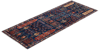 Traditional Serapi Blue Wool Area Rug 2' 3" x 5' 10" - Solo Rugs