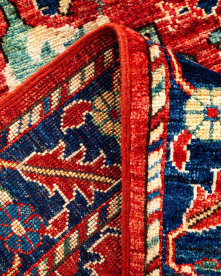 Traditional Serapi Orange Wool Area Rug 2' 9" x 4' 2" - Solo Rugs
