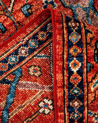 Traditional Serapi Orange Wool Area Rug 2' 1" x 3' 0" - Solo Rugs