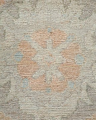 Traditional Oushak Ivory Wool Area Rug 9' 2" x 11' 9" - Solo Rugs