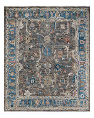 Traditional Oushak Beige Wool Area Rug 8' 2" x 9' 10" - Solo Rugs