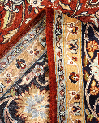 Traditional Mogul Brown Wool Area Rug 6' 0" x 9' 0" - Solo Rugs