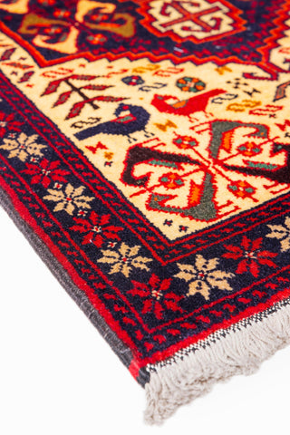 Authenticc Persian Red Wool Runner Area Rug - Solo Rugs