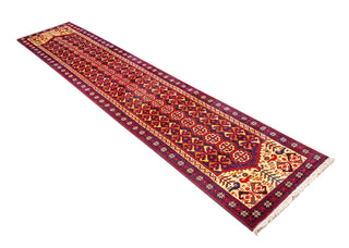 Authenticc Persian Red Wool Runner Area Rug - Solo Rugs