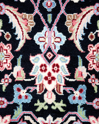 Traditional Mogul Black Wool Runner 2' 6" x 8' 2" - Solo Rugs