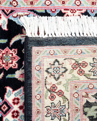 Traditional Mogul Black Wool Runner 2' 6" x 8' 2" - Solo Rugs