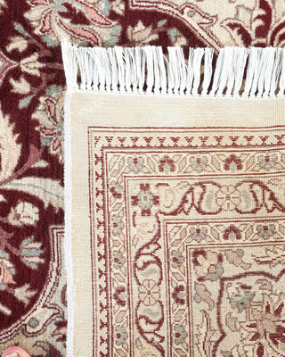 Traditional Mogul Ivory Wool Area Rug 8' 1" x 10' 2" - Solo Rugs
