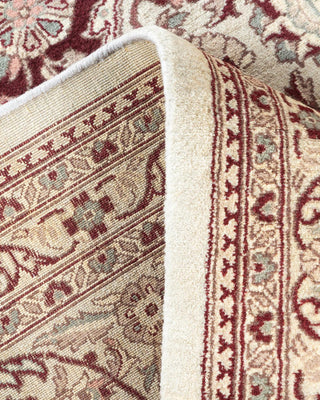 Traditional Mogul Ivory Wool Area Rug 8' 1" x 10' 2" - Solo Rugs