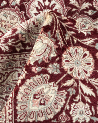 Traditional Mogul Ivory Wool Area Rug 8' 1" x 10' 2" - Solo Rugs
