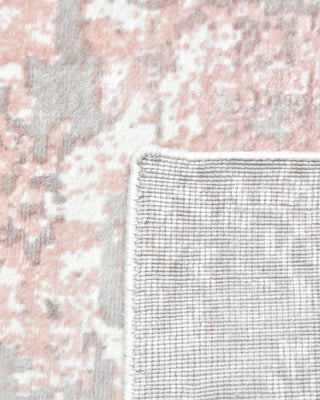 Blush Hand Loomed Contemporary Abstract Area Rug - Solo Rugs