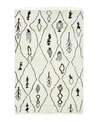 Siya Hand-Knotted Bohemian Moroccan Area Rug - Solo Rugs