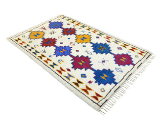 Alma Hand-Knotted Bohemian Moroccan Area Rug - Solo Rugs