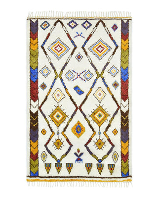 Carmen Hand-Knotted Bohemian Moroccan Area Rug - Solo Rugs
