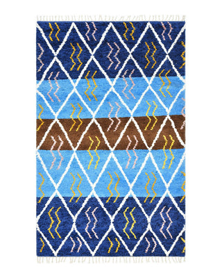 Ashley Hand-Knotted Bohemian Moroccan Area Rug - Solo Rugs