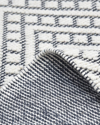 London Hand Woven Contemporary Flatweave Area Rug - Solo Rugs
