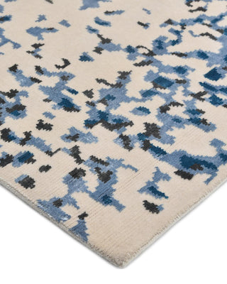 Monroe Hand Knotted Contemporary Modern Beige Area Rug - Solo Rugs