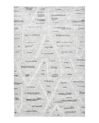 Chelsea Hand Knotted Contemporary Modern Light Gray Area Rug - Solo Rugs