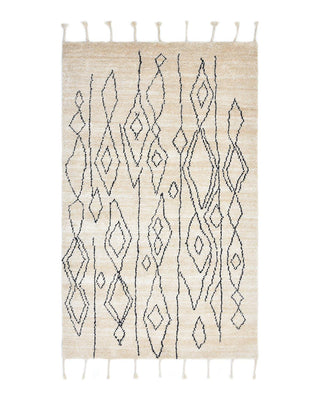 Zana Indoor/Outdoor Hand Knotted Bohemian Moroccan Area Rug - Solo Rugs